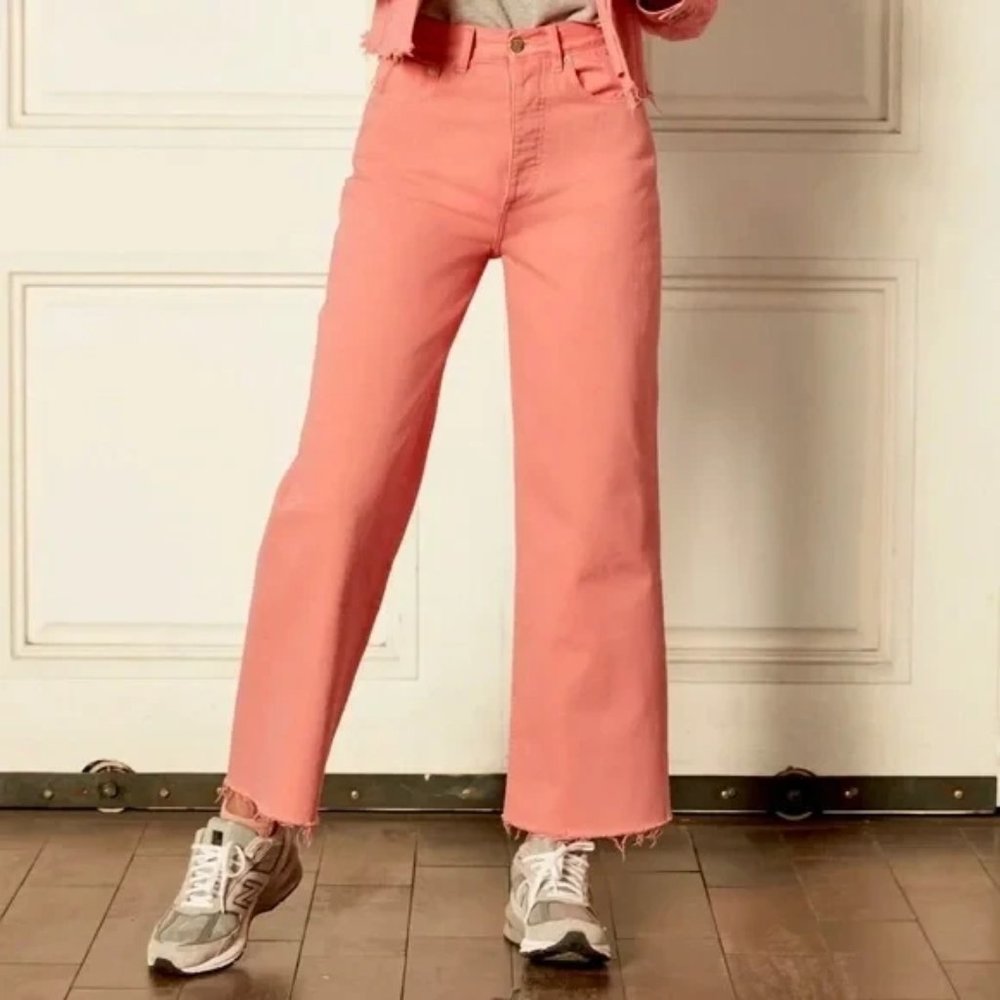 Boyish - The Charley Wide Leg in Pretty in Pink